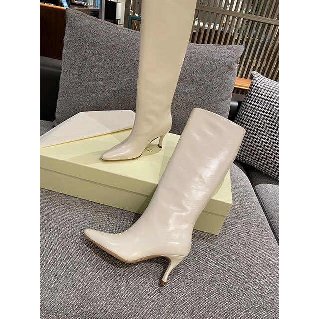 Pointed Toe High Heel Long Boots