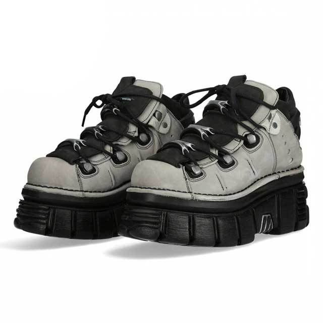 Vintage Lace-Up Punk Platform Shoes