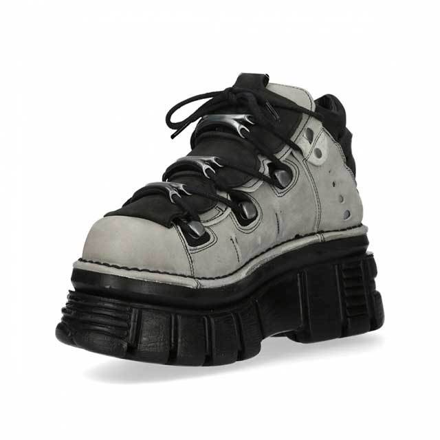 Vintage Lace-Up Punk Platform Shoes