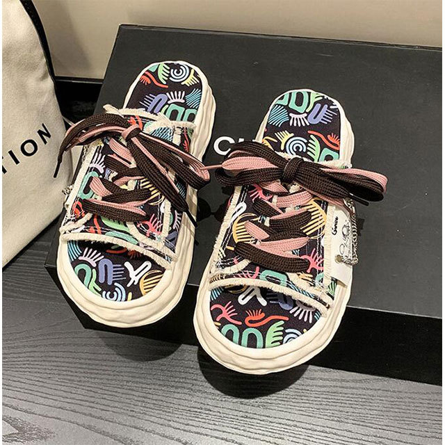 Personalized Graffiti Thick-soled Slippers