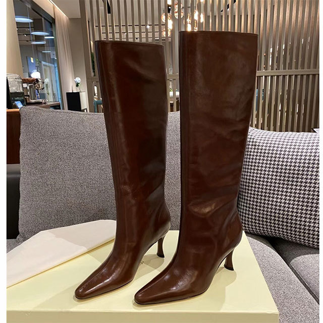 Pointed Toe High Heel Long Boots