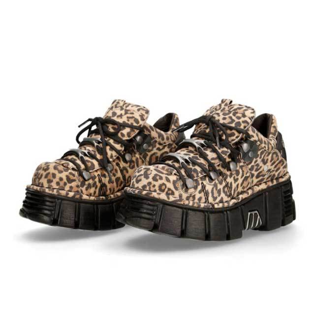 Leopard Print Dark Punk Platform Sneaker