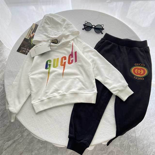 Children Printed Casual Fall Pants Suit