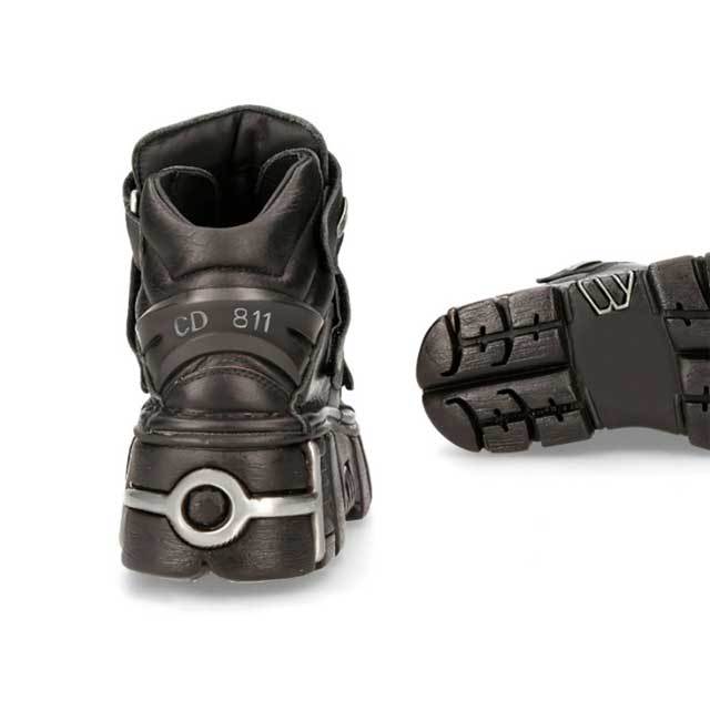 Heavy Metal Leather Punk Clunky Shoes