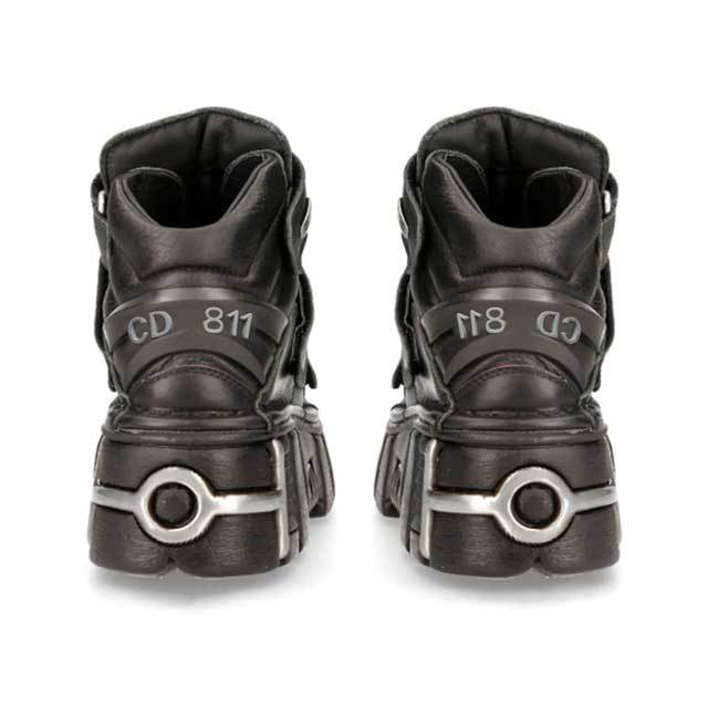 Heavy Metal Leather Punk Clunky Shoes