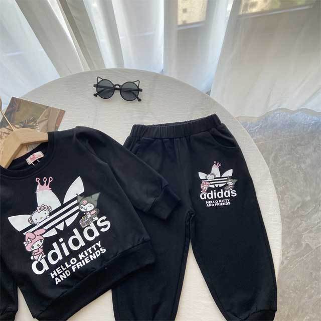 Cartoon Print Children Casual Pants Set