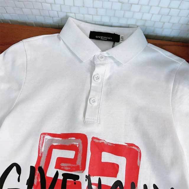 Printed Polo Top Casual Short Set For Kids
