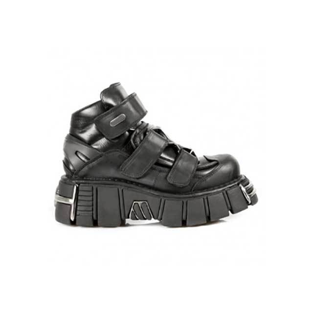 Heavy Metal Leather Punk Clunky Shoes