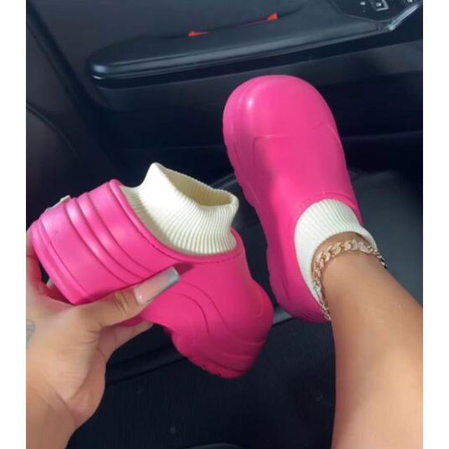 Elastic Socks Slip-on Slipper Shoes