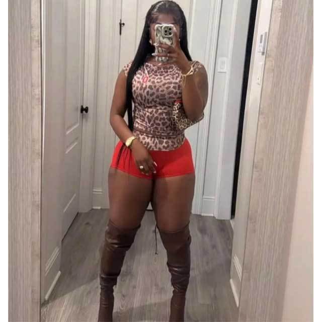 Leopard Print Fitted Short Set