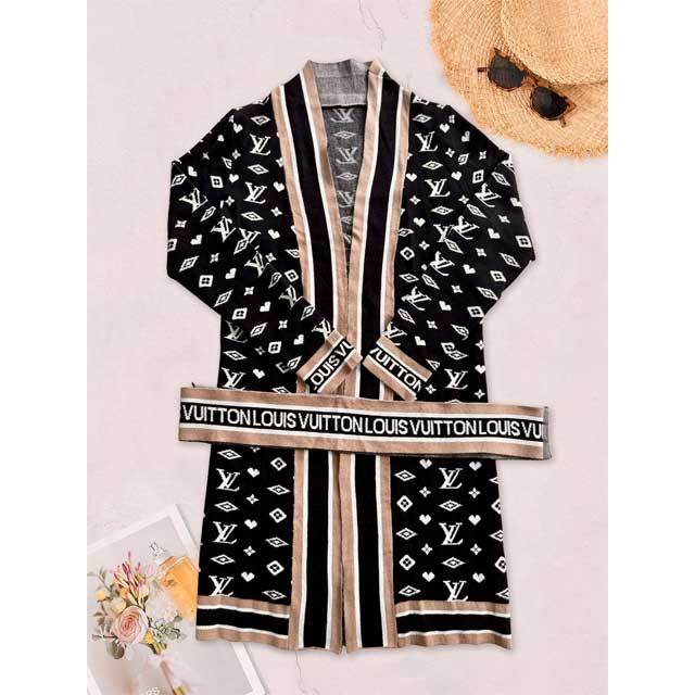 Knit Belted Cardigan Coat