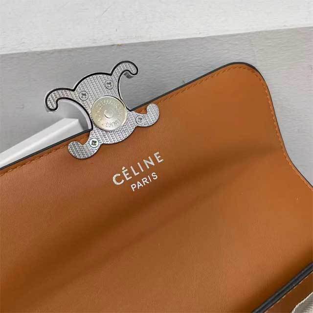 Metal Logo Leather Fashion Messenger Bag