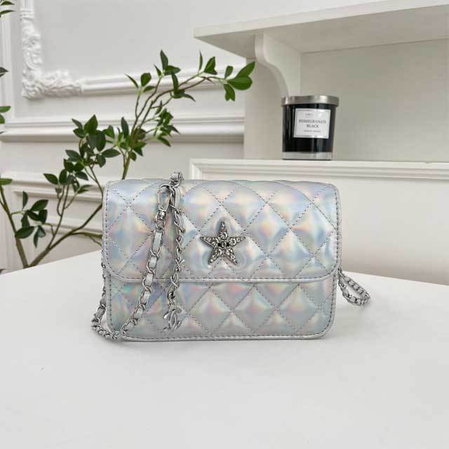 Chained Fashion Leather Messenger Bag