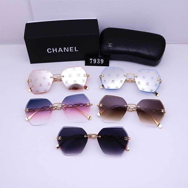 Metal Chains Frameless Luxury Glasses