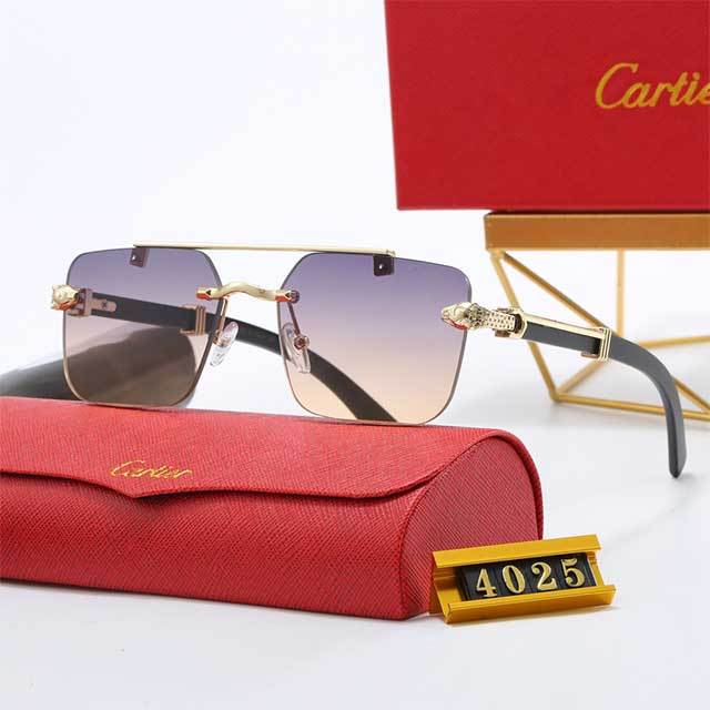Metal Frame Gradient Lens Glasses