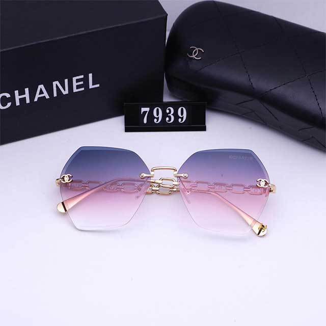 Metal Chains Frameless Luxury Glasses