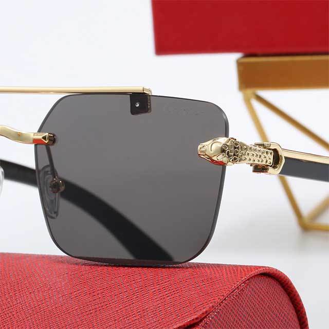 Metal Frame Gradient Lens Glasses