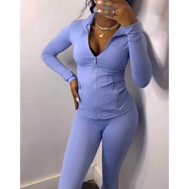 Yoga Workout 2 Pieces Pant Set