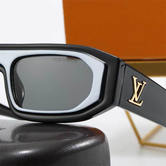 Rectangular Frame Trendy Sunglasses