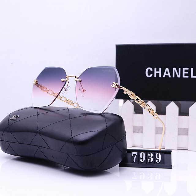 Metal Chains Frameless Luxury Glasses