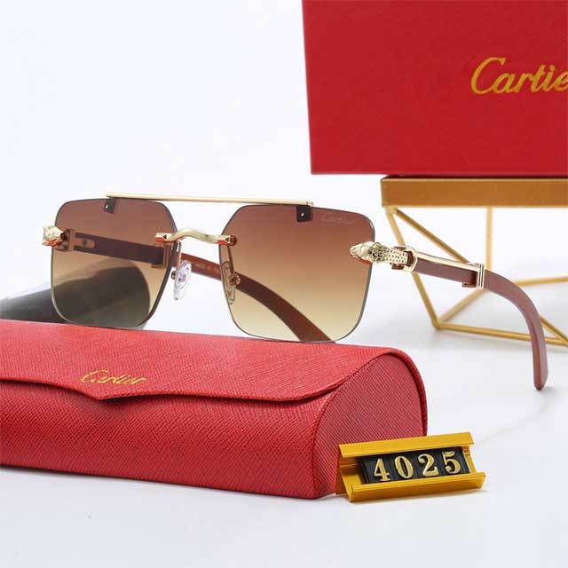 Metal Frame Gradient Lens Glasses