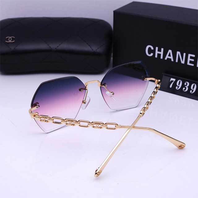 Metal Chains Frameless Luxury Glasses