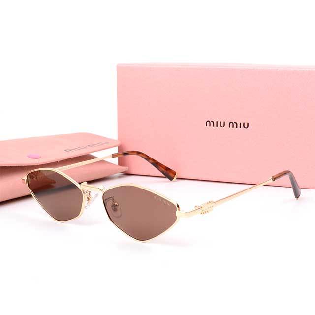 Diamond Shape Metal Frame Glasses