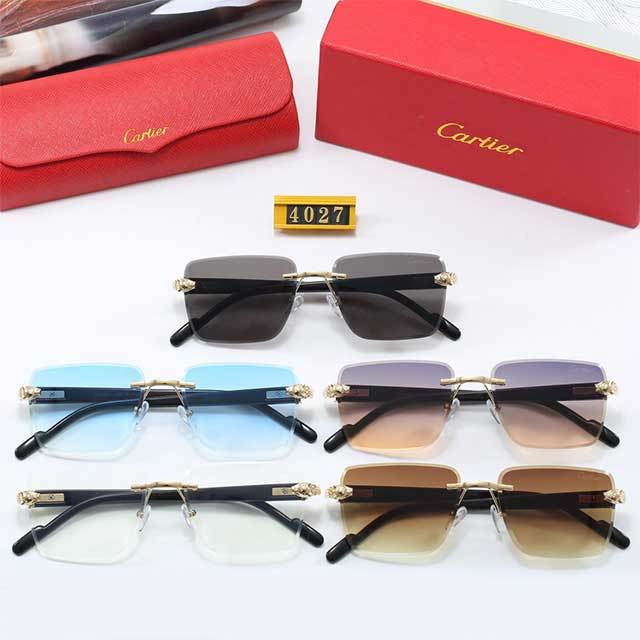 Luxury Style Square Rimless Sunglasses