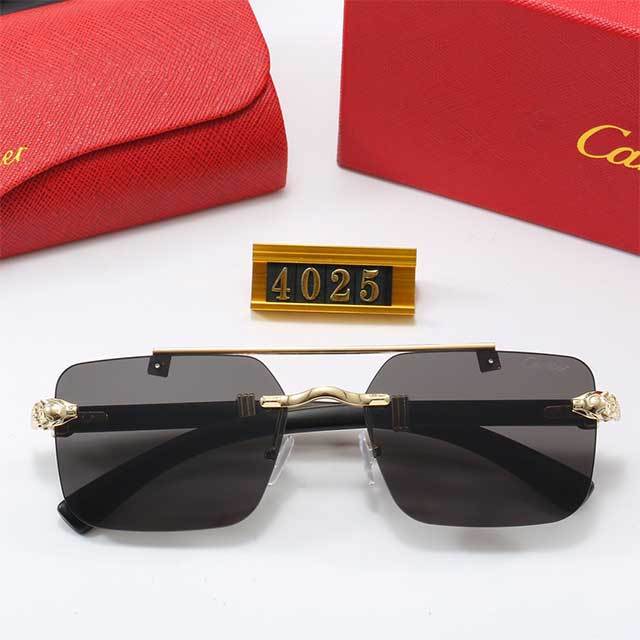 Metal Frame Gradient Lens Glasses