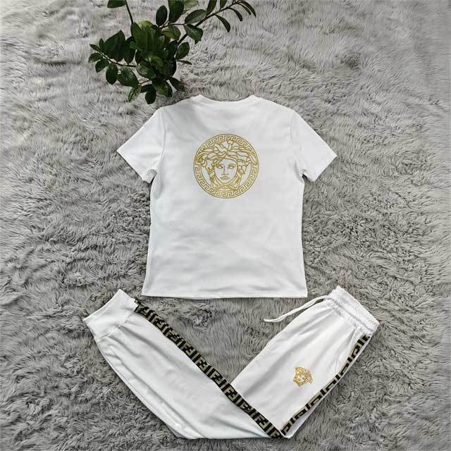 Short Sleeve Casual Jogging Suit