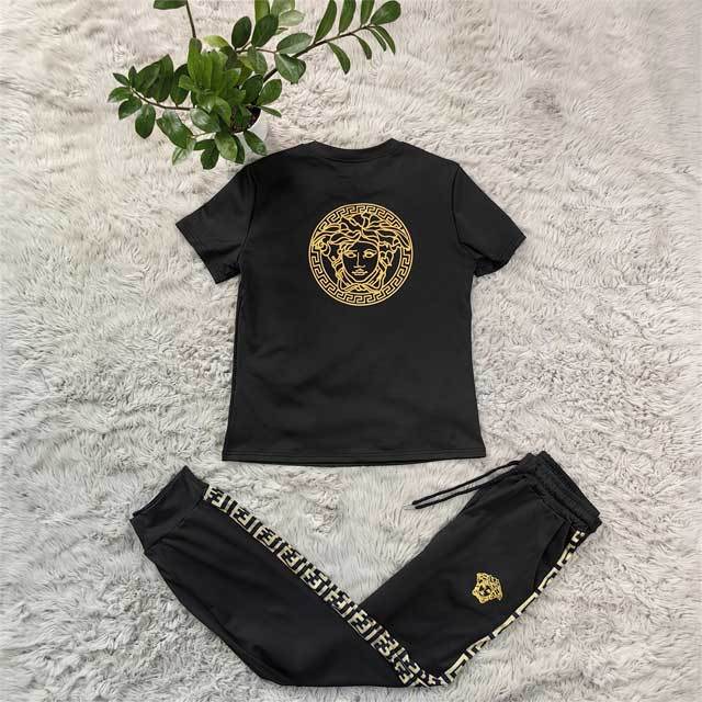Short Sleeve Casual Jogging Suit