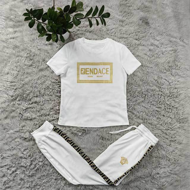 Short Sleeve Casual Jogging Suit
