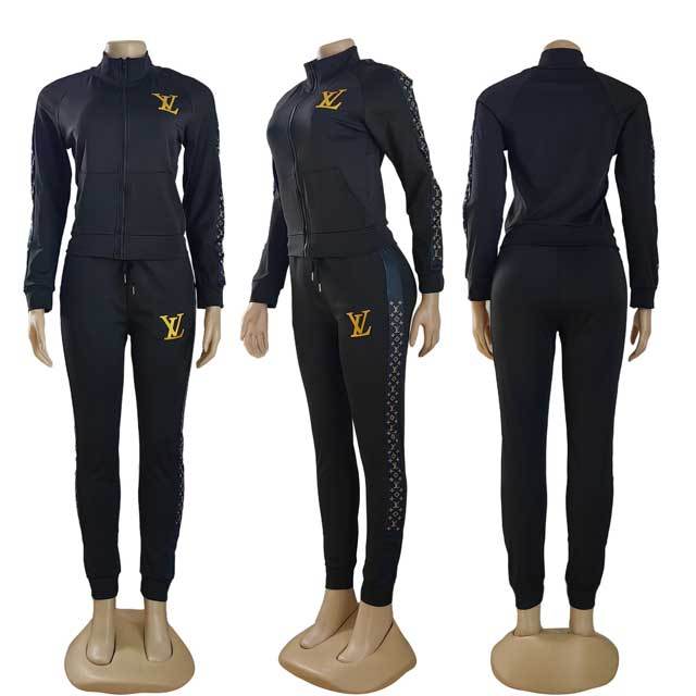 Printed Fashion Fall Tracksuit Set