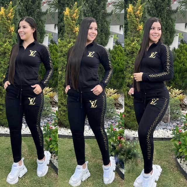 Printed Fashion Fall Tracksuit Set