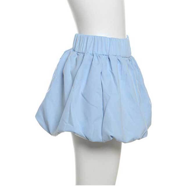 Short Sleeve Top Bubble Skirt Set