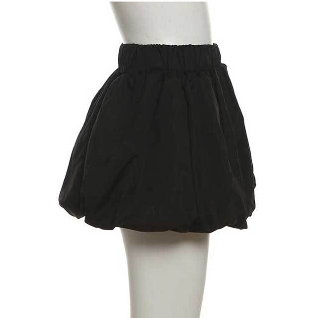 Printed Short Sleeve Top Bubble Skirt Set