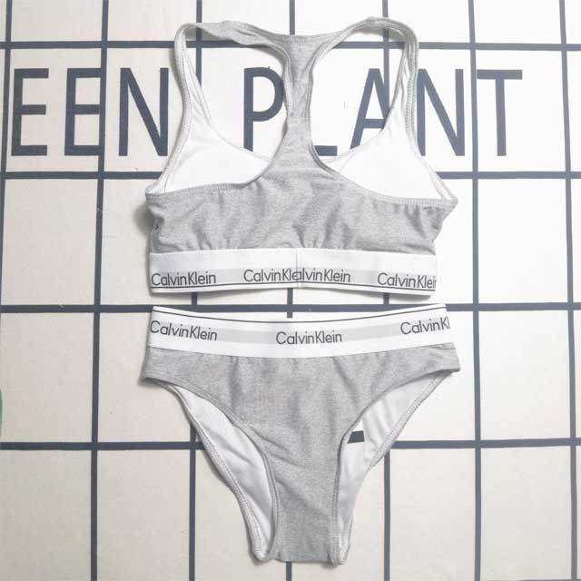 Letter Design Sport Swimsuit Set