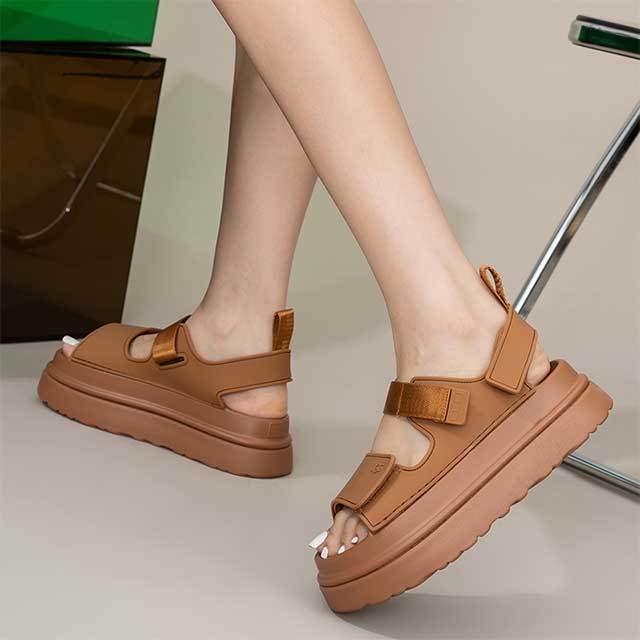 Hollow Out Platform Shoes Sandals