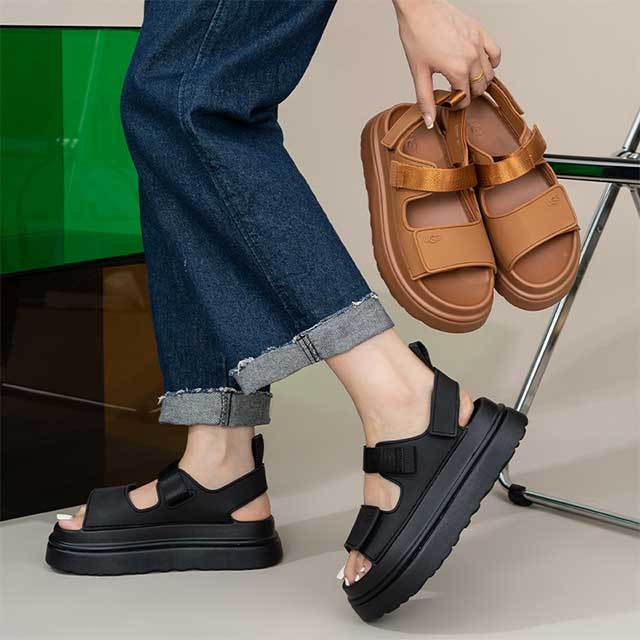 Hollow Out Platform Shoes Sandals