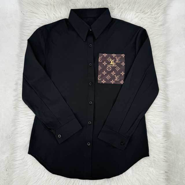 Embroidery Long Sleeve Casual Shirt
