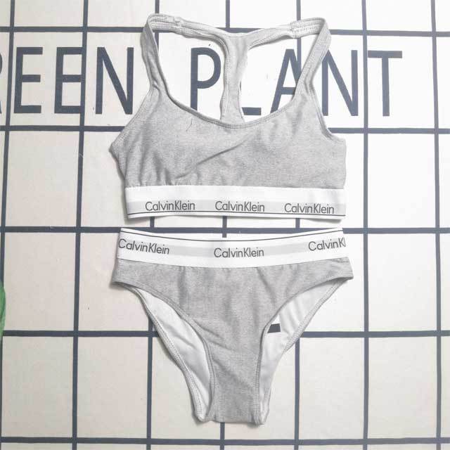 Letter Design Sport Swimsuit Set