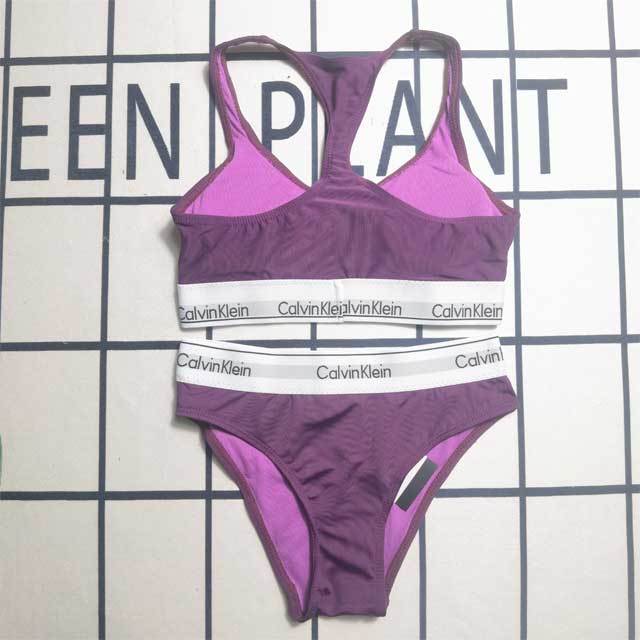 Letter Design Sport Swimsuit Set
