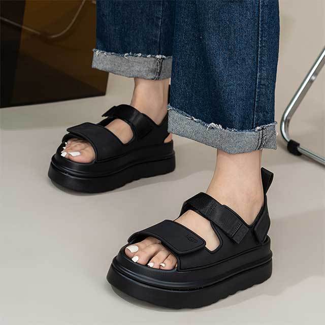 Hollow Out Platform Shoes Sandals