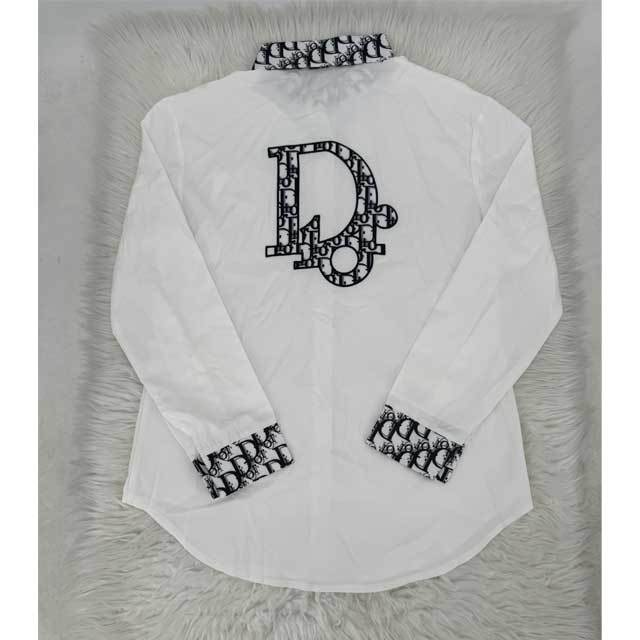 Embroidery Long Sleeve Casual Shirt