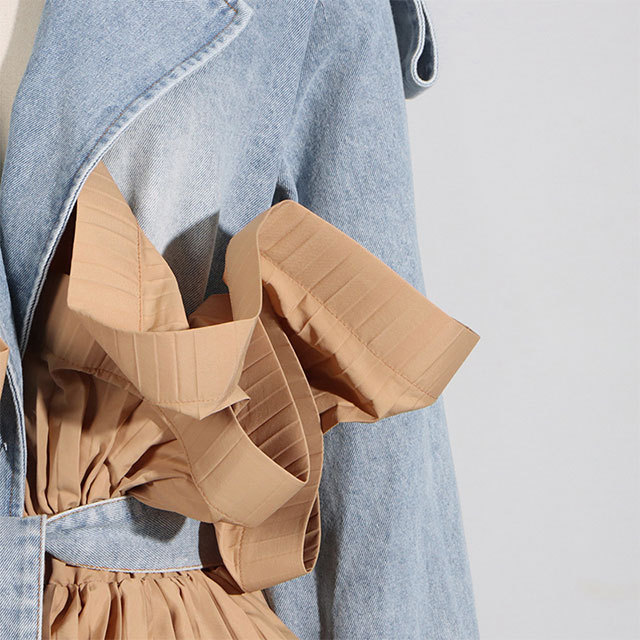 Peplum Denim Jacket