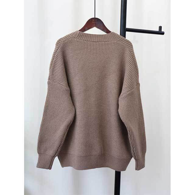 Fashionable V Neck Sweater Cardigan