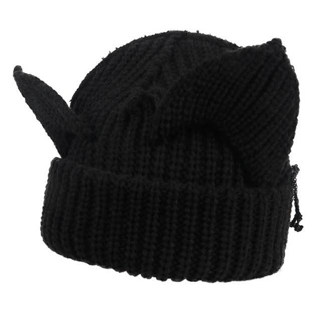 Cat Ears Knitted Beanie Hat
