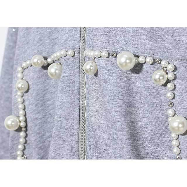 Pearl Hooded Sweatsuit Set
