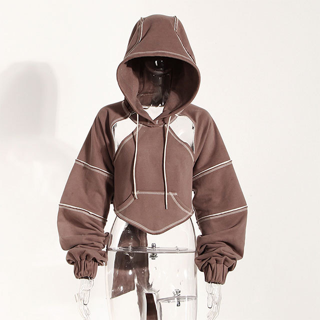Hollow Out Hooded Hoodies