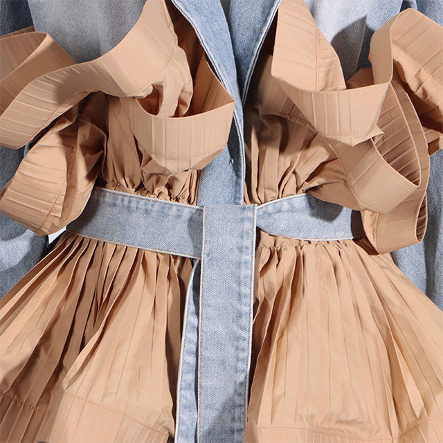 Peplum Denim Jacket